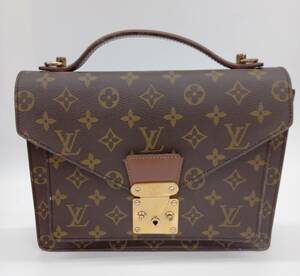 LOUISVUITTON　ルイ・ヴィトン　モノグラム　M51185　モンソー　ハンドバッグ　メンズ　A20970 店舗受取可