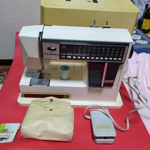 JANOMEジャノメコンピューターミシン　メモリア5001 中古ミシン　レトロ 簡易動未確認ＯK 