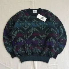 90s　dead stock　Modigliani　アートモチーフ　モヘアニット