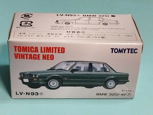 トミカリミテッドヴィンテージ NEO LV-N93c BMW 325i 4ドア