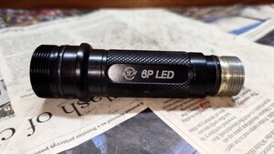 【中古】SUREFIRE 6PL SF 6P LED刻印　 2セル6V純正ボディ BK 旧ロゴ シュアファイア