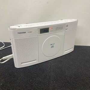 I615-O15-6502 TOSHIBA 東芝 CDラジオ TY-CDL5 2010年製 CDデッキ AM FM CD AUX 音響 音楽 オーディオ ポータブルプレーヤー 通電ok ⑥