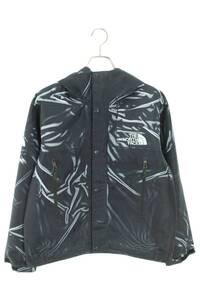 シュプリーム ノースフェイス ブルゾン Printed Taped Seam Shell Jacket サイズ:M トロンプルイユテープドシームブルゾン 中古 SB01