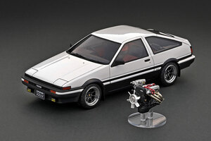 ★WEB限定80個 IG 1/18 Toyota Sprinter Trueno 3Dr GT Apex (AE86) White/Black With Engine 40TH Anniversary【IG2789】トレノ