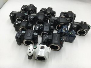 ♪▲【PENTAX/OLYMPUS/SONY/Canon/KONICA MINOLTA】デジタル一眼カメラボディ 部品取りDI 13点セット K-x 他 まとめ売り 0116 8