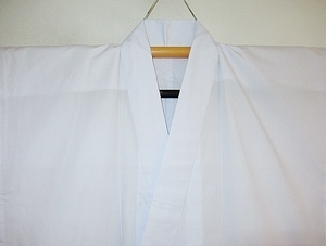 【男性白衣４サイズ】家庭で洗える 男性白衣 高級化繊平織上布調単衣 К洗濯可 白い袴用着物です 拾