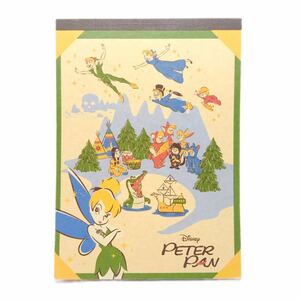 ピーターパン【Peter Pan】ディズニー Disney メモ帳 sun-star サンスター USED