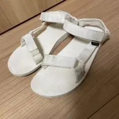 Teva テバ　オリジナルユニバーサル　メンズ　スポーツサンダル　白