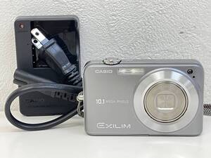 19150 小701-180　カシオ　デジカメ　EXILIM　EX-Z1080　CASIO　本体 充電器　グレー　コンパクト デジタルカメラ　中古品　★