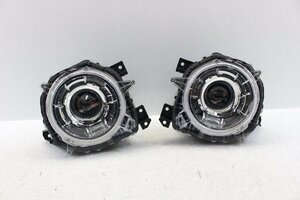 美品/破損無　ジムニー　JB64W　ヘッドライト　左右　セット　LED　レベ付　コイト　100-5938G　打刻3R　289643-289644-J184