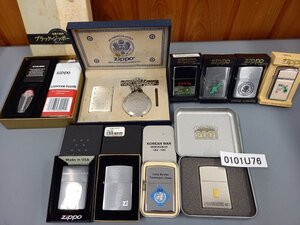 0101U76　喫煙具　ライター　オイル　懐中時計　セット　ZIPPO ジッポ　おまとめ10点 ※着火未確認・現状お渡し