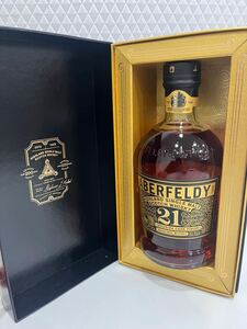 G「23734」Aberfeldy アバフェルディ 21年 ハイランド シングルモルト ウイスキー スコッチ　700ml 40% 箱付　