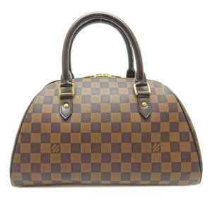 ［飯能本店］LOUIS VUITTON LV ルイ・ヴィトン リベラMM N41434（廃番） ハンドバッグ ダミエ エベヌ（ブラウン） レディース DH78976