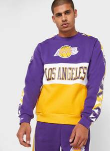 新品ミッチェル&ネスMitchell&Ness Leading Scorer Sweatshirt LA LAKERS★NBAレイカーズスウェット八村レブロン★サイズXL★N2366