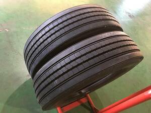 s046-4-1 ☆255/70R22.5 BS R225 中古2本！ 2016年製 ブリヂストン 残溝13ｍｍ（ほぼ新品溝♪） k120