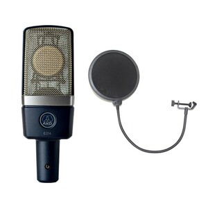 アーカーゲー AKG C214 コンデンサーマイク SD GAZER PF1 ポップガード ポップブロッカー ポップフィルター 2点セット