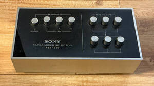 SONY / ソニー TAPECORDER SELECTOR / テープセレクター テープレコーダー カセットデッキ ASS-300　中古 取説付