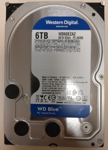 ★☆WESTERN DIGITAL BLUE WD60EZAZ-00SF3B0 6TB SATA/600 内蔵HDD（ハードディスク）　その2☆★