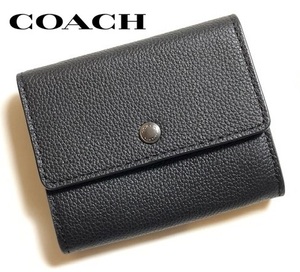 特価！ 人気 COACH コーチ メンズ レザー 小銭入れ コインケース CR793 ブラック 新品本物