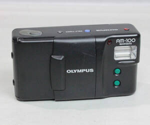 011902 【動作OK オリンパス】 OLYMPUS AM-100 QUARZDATE 35mm 単焦点レンズコンパクトカメラ