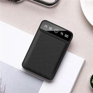 【ブラックX２個セット】モバイルバッテリー 20000mAh 超小型 急速充電 スマホ充電器 大容量 携帯充電器 iPhone/Android対応 PSE B08