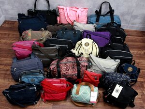 ■未使用品含む■kipling キプリング■ショルダー ハンド バッグ 26点■ナイロン キャンバス■黒 ピンク 白 紺 紫■レオパード■まとめ売り