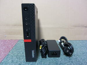 ①Lenovo ThinkCentre M720q 10T8-0044JP 中古 Win11Pro/Core i5 9400T/8GB/SSD M.2 NVMe 256GB 小型PC