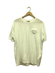 VALENTINO◆FLOWER PATCH TEE/Tシャツ/XXL/コットン/WHT/WV3MG10V7GJ