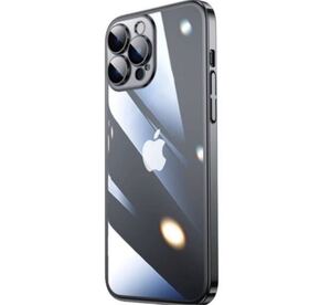 iPhone15Pro クリアケース BB1254 メッキ ハードケース 指紋防止 汚れにくい スリム ワンピースカメラ保護 アイフォン15Pro Eisuiyi