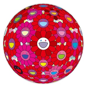 新品 村上隆 魂の中身 ED300 ポスター お花 フラワーボール Takashi Murakami Kaikai Kiki