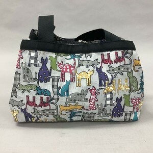 [D2500] レスポートサック ハンドバッグ グレー系 LeSportsac