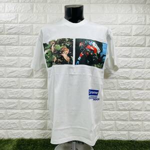 即決 シュプリーム×コム デ ギャルソン Tシャツ白ホワイト supreme COMME des GARCONS MAN Nature Tee Lサイズ 送料込み