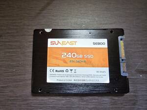 送料込み※SUNEAST SE800　240GB 内蔵SSD 2.5インチ SATA3 6Gb/s 3D 使用時間2212時間 正常98％