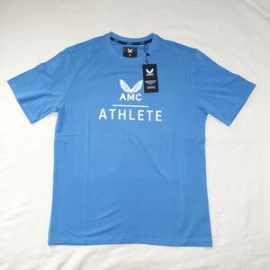 CASTORE AMC ATHLETE S/S TEE M 青 カストレ