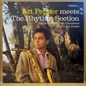 ART PEPPER /MEETS THE RHYTHM SECTION /S7532 /US盤★送料着払い★URT