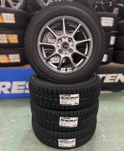 ●アクア ポルテ パッソ ヤリス etc.中古 14インチホイール + 新品 165/70R14 スタッドレス ヨコハマ アイスガード 2023年製 4本セット！