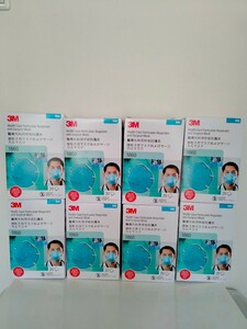 ３Ｍ　微粒子マスク/サージカルマスク1860　N95　コロナ・インフルエンザ　ウィルス対策 20枚×8箱　まとめて　未使用