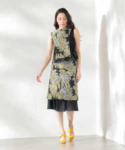 新品 LOVELESS WOMEN　Creative line リーフジャカードスカート ジャガード サイズ34 19ss 定価26,400円