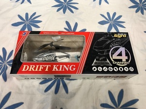 未使用 JIN XING DM DRIFT KING No.340 4CHANNEL ドリフトキング I/Rヘリコプター ラジコン 赤外線ヘリコプター