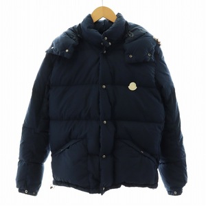 モンクレール MONCLER BOROSIRI GIUBBOTTO ボロシリ ダウンジャケット フード アウター 1 XS 紺 ネイビー /AN25 メンズ