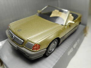  Mercedes Benz 1/43 メルセデス ベンツ 4代目 600SL ロードスター カブリオレ 未展示品 New-Rey TOYS 社製品 デッドストック絶版 箱あり