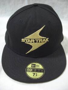 2007 BILLIONAIRE BOYS CLUB BBC x NEW ERA STAR TREK CAP HAT 7 5/8 (60.6cm) BLACK GOLD (J-20-15)