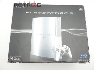 PlayStation3 40GB サテンシルバー(旧型PS3本体 CECHH00 SS) PS3