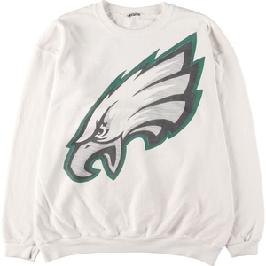 古着 NFL PHILADELPHIA EAGLES フィラデルフィアイーグルス 両面プリント スウェットシャツ トレーナー メンズXL /eaa412764 ss2501_30