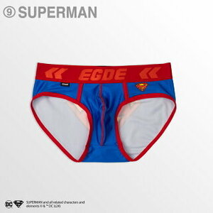 【送料無料】 EGDE≪ SUPERMAN x BATMAN スーパーローライズ ビキニブリーフ カラー:⑨SUPERMAN サイズ:S 3535