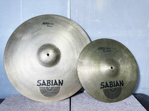 ◎★ 中古★2枚セット！　SABIAN/セイビアン　シンバル　ドラムパーツ　打楽器機材【楽器部品】E18Y