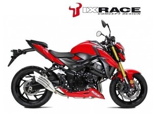 【送料800円】IXRACE SUZUKI スズキ GSR 750 11-14 Z7 ツインアップ スリップマフラー