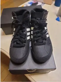 adidas ボクシングシューズ 黒　19.5cm