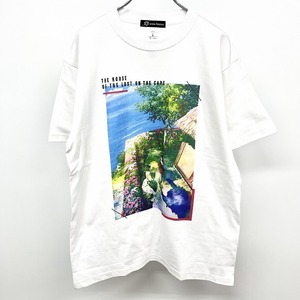 arma bianca 岬のマヨイガ The House of the Lost on the Cape ユイ Tシャツ フジテレビ アニメ 映画 小説 半袖 丸首 綿100% L 黒 メンズ