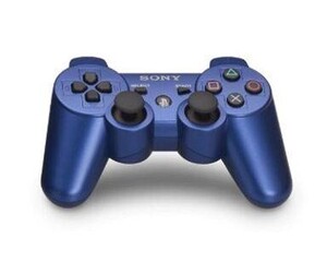 中古PS3ハード ワイヤレスコントローラ DUALSHOCK3 (タイタニウム・ブルー)